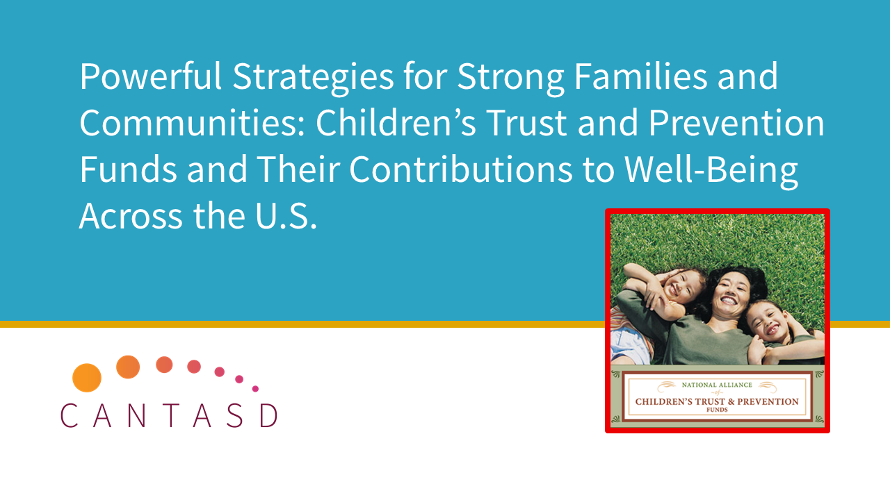 Powerful Strategies for Strong Families and Communities: Children’s Trust and Prevention Funds (This link opens in a new window)