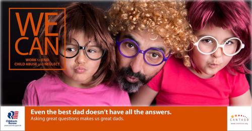 Even the best dad doesn't have all the answers.