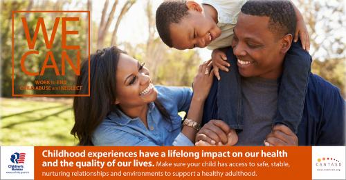 Childhood experiences have a lifelong impact on our health and the quality of our lives. 