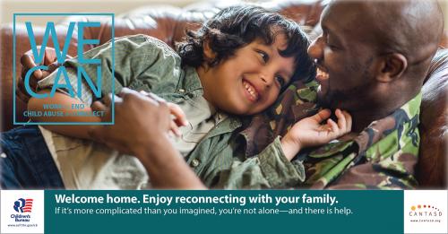Welcome home. Enjoy reconnecting with your family.