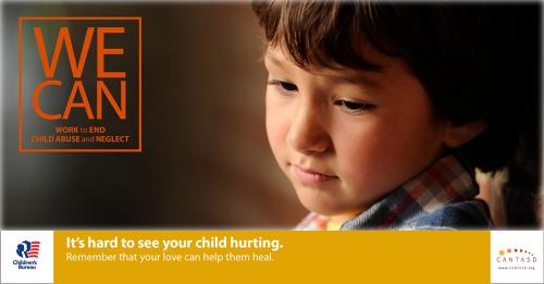It's hard to see your child hurting. 