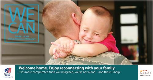 Welcome home. Enjoy reconnecting with your family.