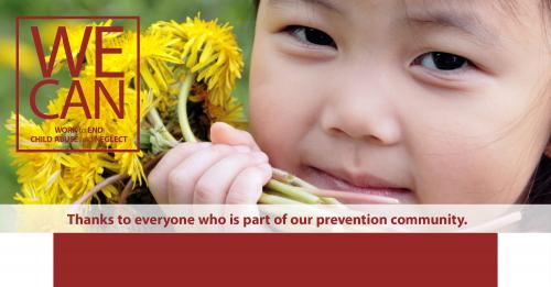 Thanks to everyone who is part of our prevention community.