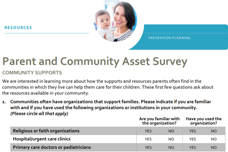 Parent Community Asset Survey PDF
