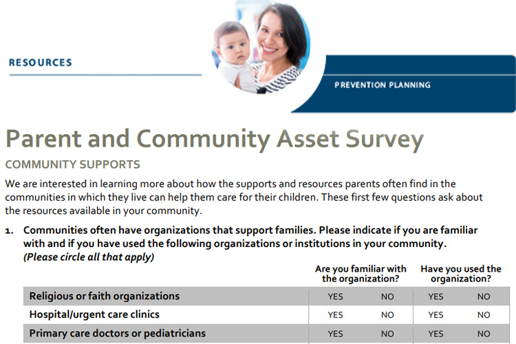 Parent Community Asset Survey PDF